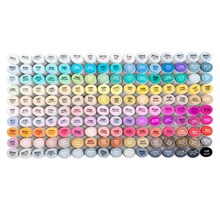 Ohuhu Refillable 320 Colors Alcohol Markers Brush Tip- Double Tipped Alcohol-based Art Sketch Marker Set for Artist Adults Coloring Illustration - Honolulu B of Ohuhu Markers -Brush & Fine Dual Tips